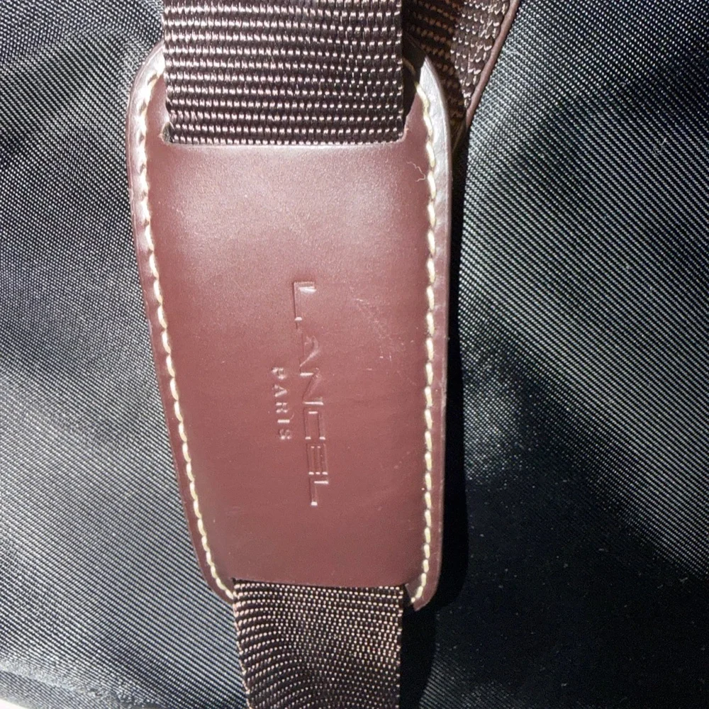 Elegant Black and Brown Laptop Bag for Men